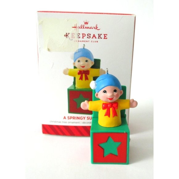 Vintage Hallmark 2014 A Springy Surprise Christmas Ornament Member Exclusive - Picture 1 of 6
